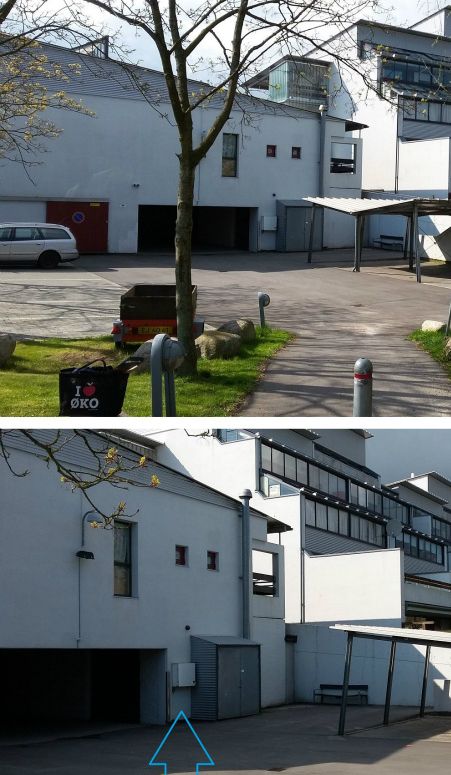 Nøgle til vand og slange kan lånes hos varmemesteren mod 150,- kr.  i depositum.